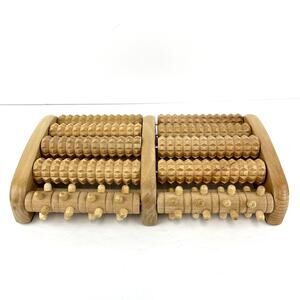 Theraflow Dual Roller Wooden Foot Massager